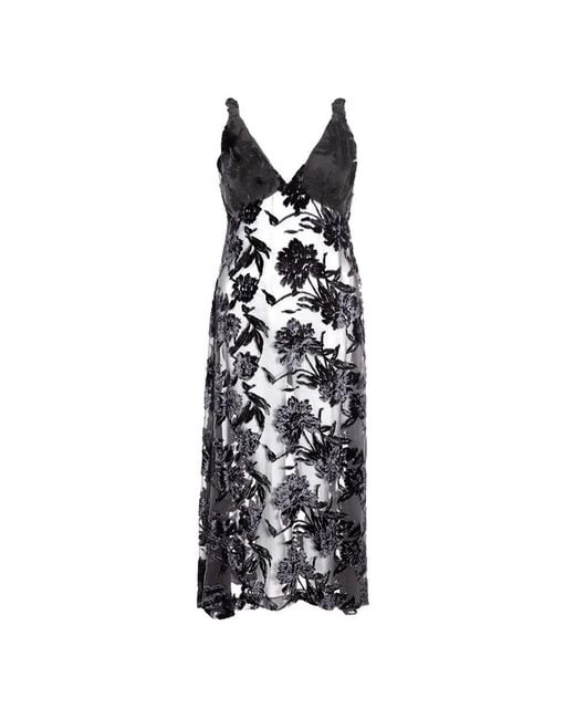 Lardini Black Polyester Cocktail Dress