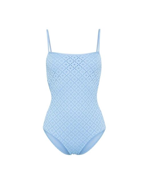 Twin Set Blue Fiordaliso one-piece swimsuit