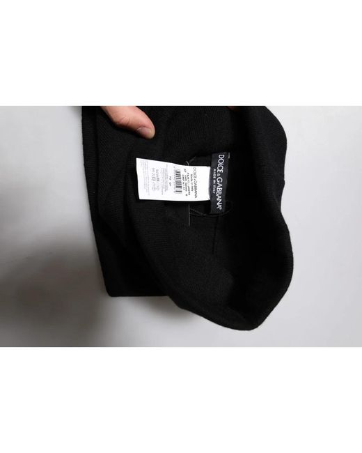 Dolce & Gabbana Black Winter Scarves