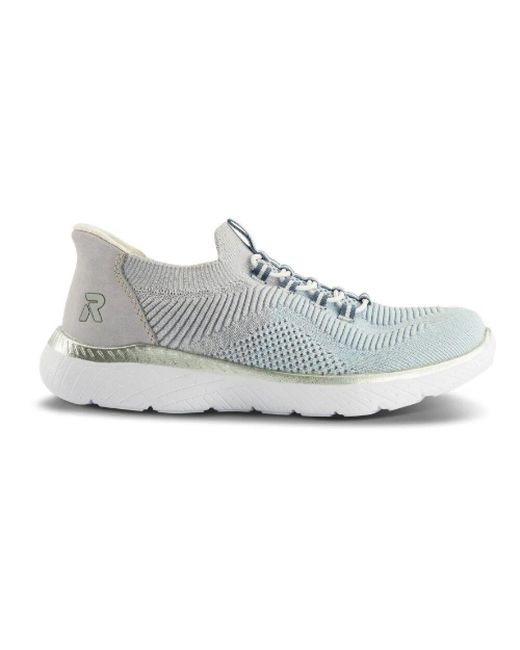 Rieker White Leichter Slip-On Sneaker