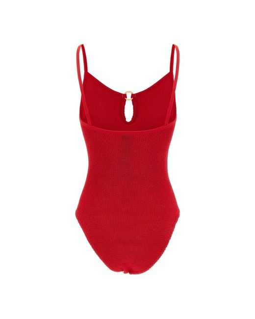 Hunza G Red Swimsuits