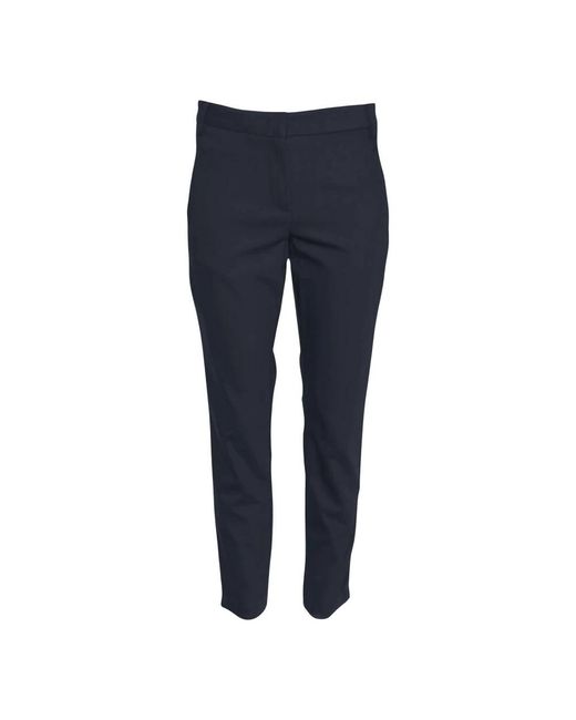 2-Biz Blue Slim-Fit Trousers