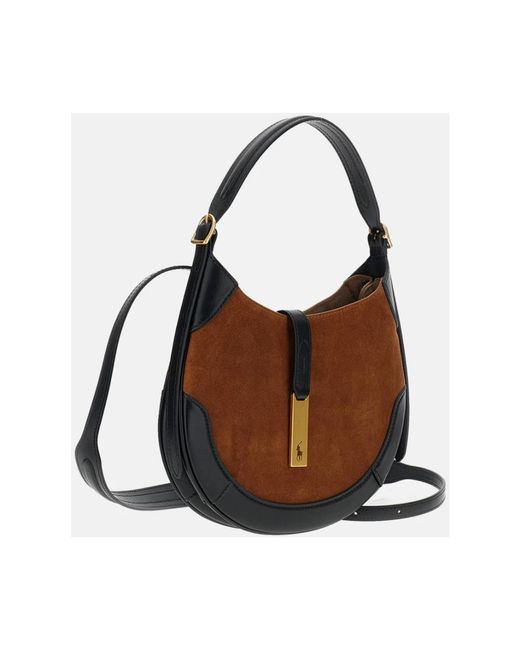 Polo Ralph Lauren Brown Shoulder Bags