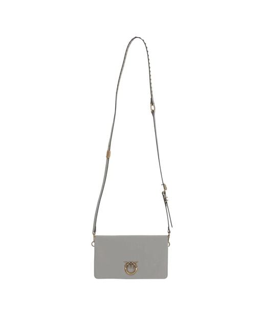 Pinko Gray Cross Body Bags