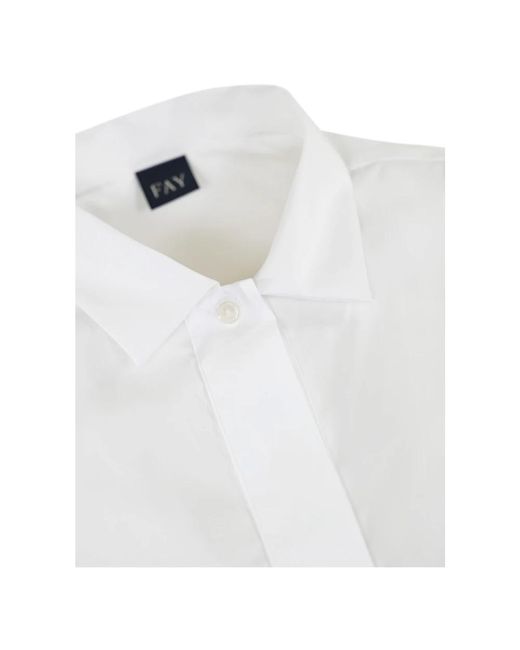 Blouses & shirts > shirts Fay en coloris White
