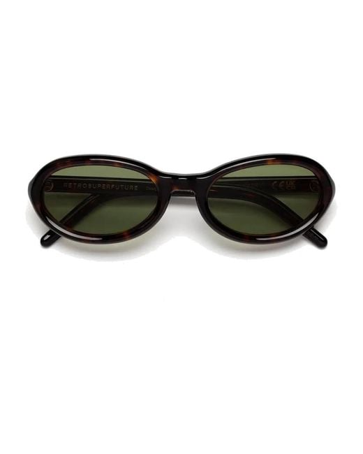 Retrosuperfuture Cherry Zonnebril in het Green