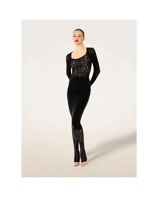 Wolford Black Long Sleeve T-Shirts