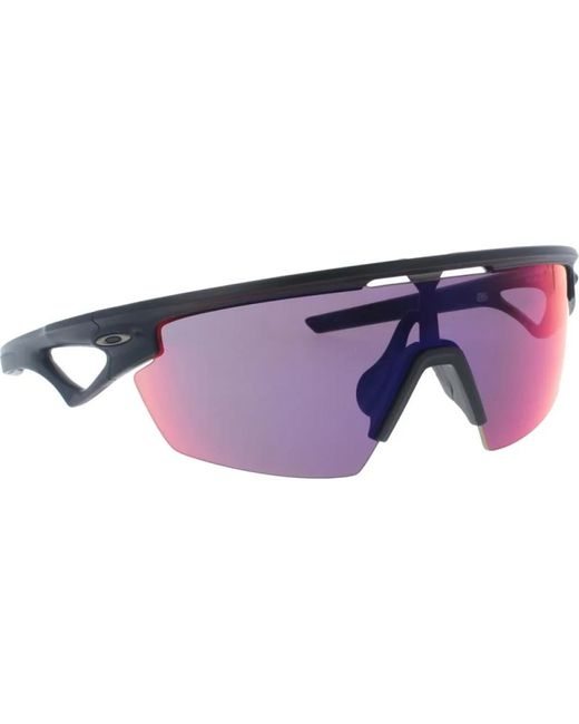 Iconici occhiali da sole con lenti uniformi di Oakley in Purple