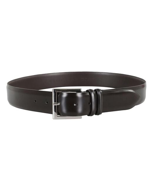 Orciani Black Belts for men