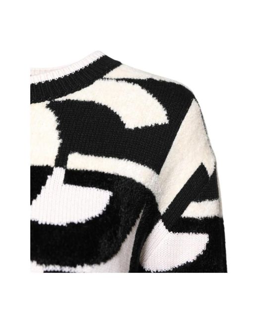 Dolce & Gabbana Black Round-Neck Knitwear