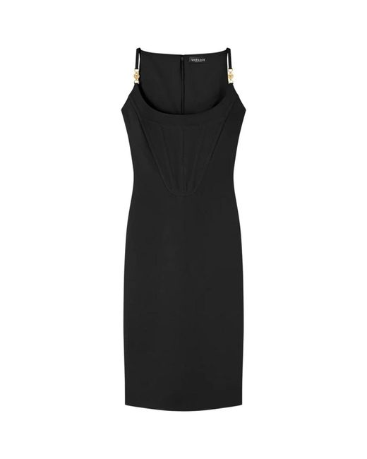Midi Dresses di Versace in Black