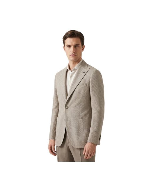 Tagliatore Brown Blazers for men