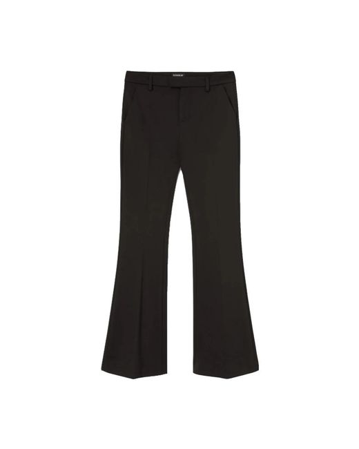 Dondup Black Wide Trousers