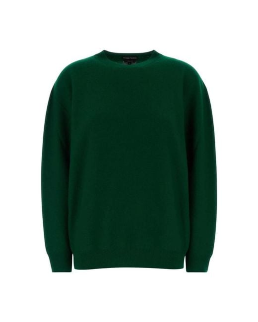 Tom Ford Green Round-Neck Knitwear