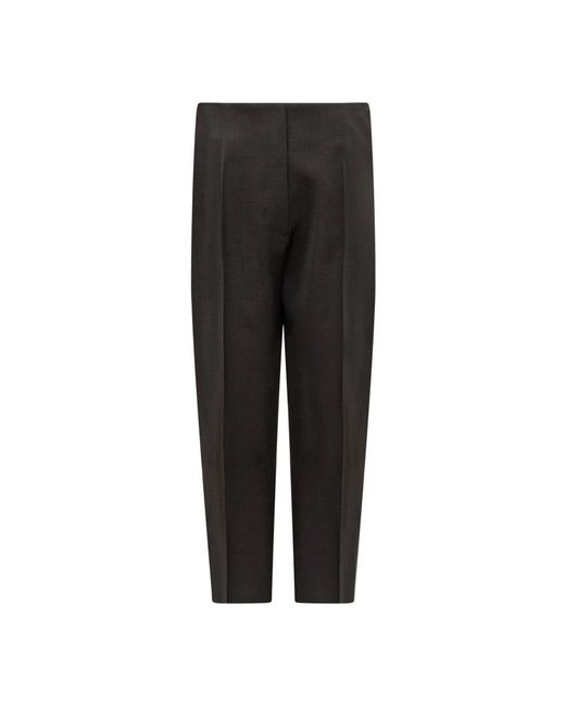 Calcaterra Black Straight Trousers