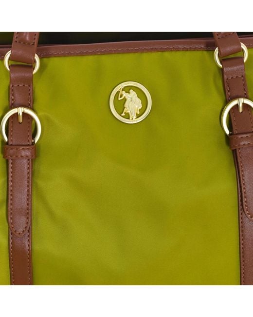 U.S. POLO ASSN. Yellow Shopping Bags