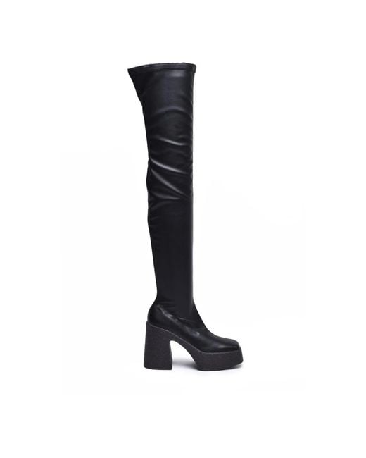 Over-Knee Boots di Stella McCartney in Black
