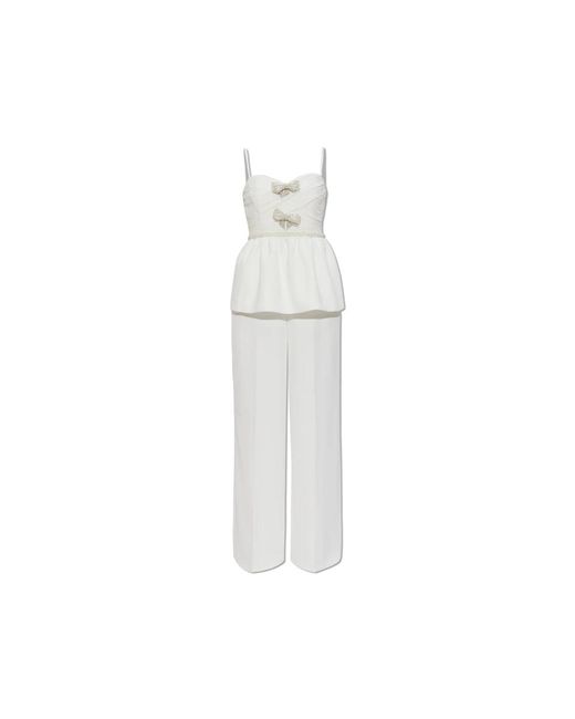 Jumpsuits di Self-Portrait in White