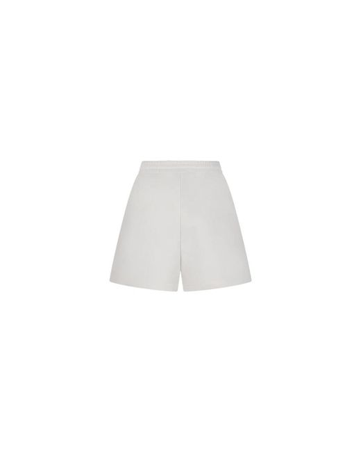 Haikure White Casual Shorts