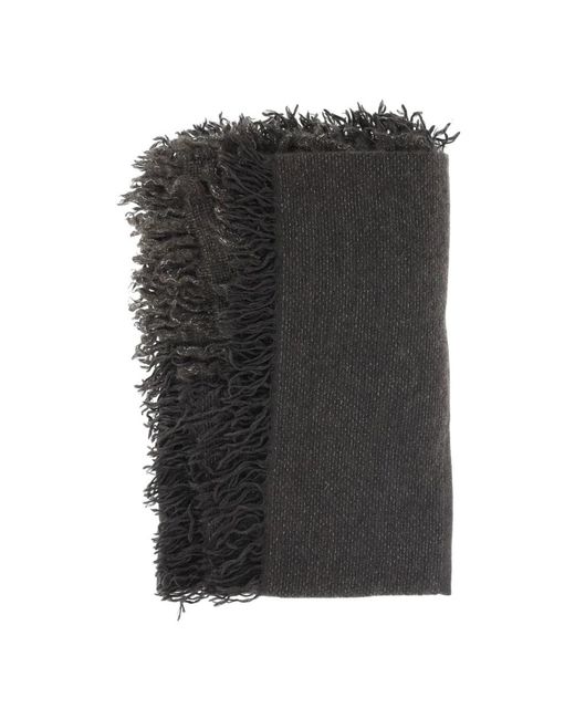 Faliero Sarti Black Winter Scarves for men