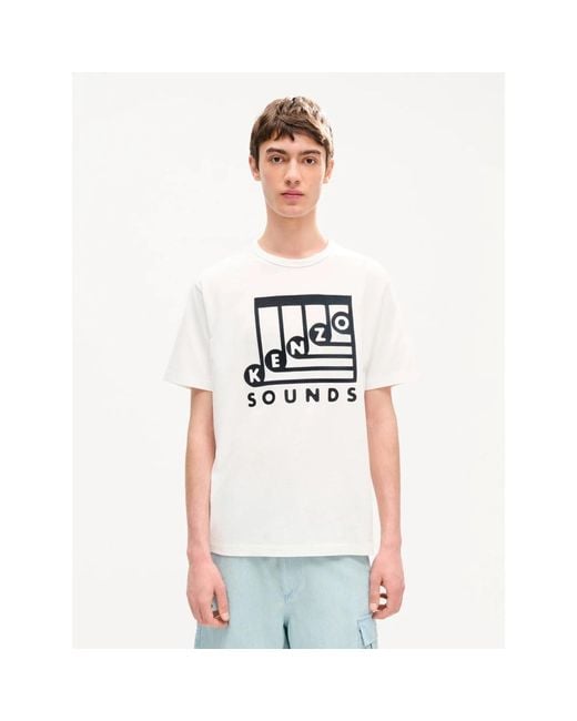 KENZO White T-Shirts for men