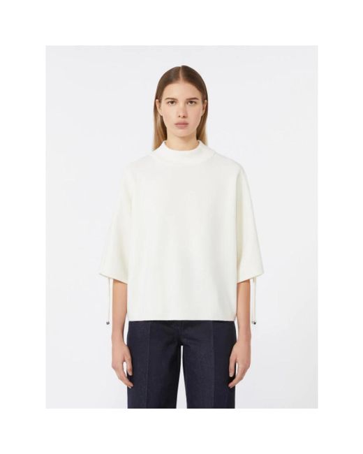 Max Mara White Blouses