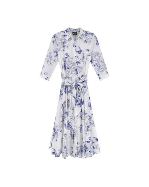 Lavi Blue Shirt Dresses