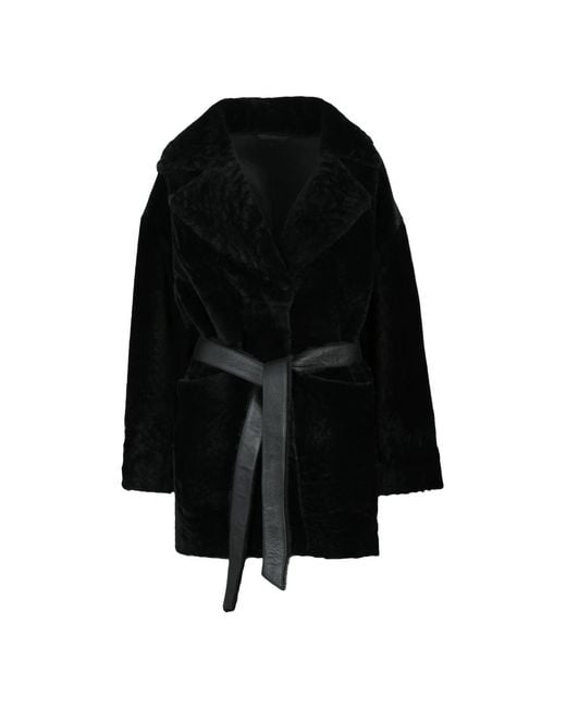 S.w.o.r.d 6.6.44 Faux Fur & Shearling Jackets in het Black