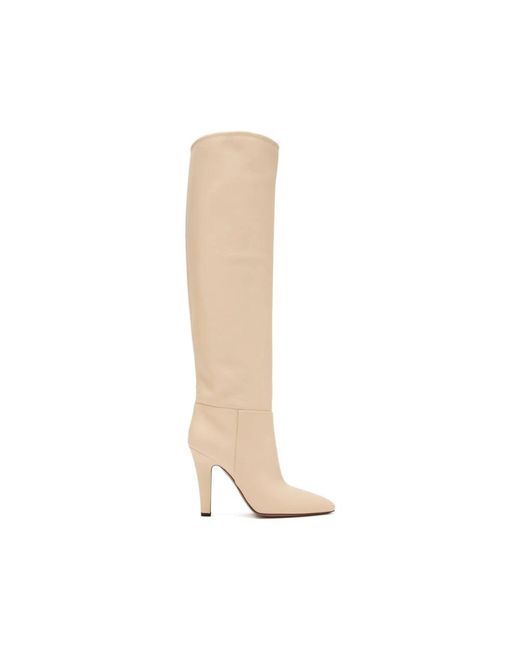 Paris Texas Natural Over-The-Knee Boots