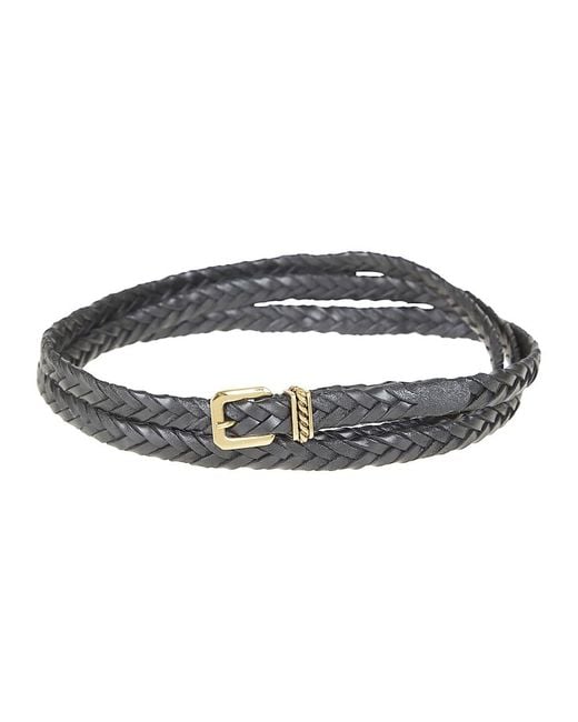 Etro Gray Belts