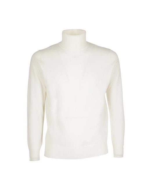 Kangra White Turtlenecks for men
