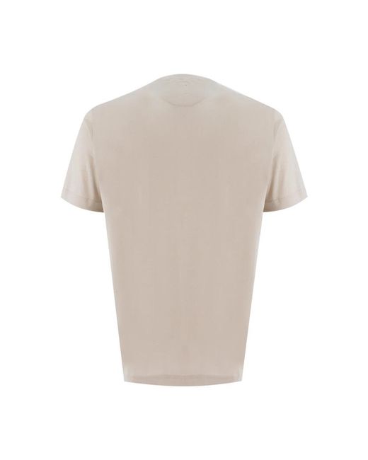 Eleventy Tops ,T-Shirts in het Natural voor heren