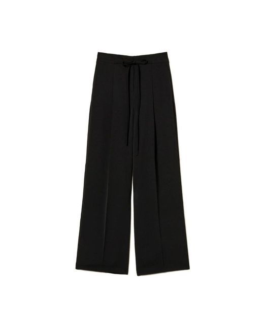 Twinset Black Wide Trousers