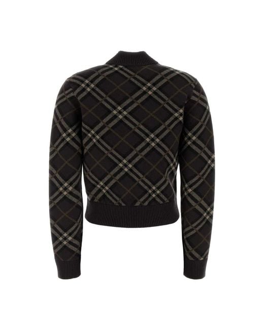 Burberry Black Bomber Jackets