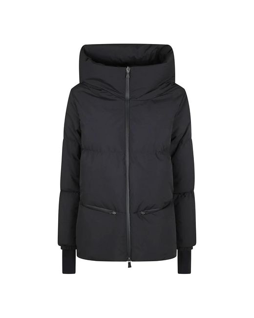 Herno Black Laminar Short Down Jacket