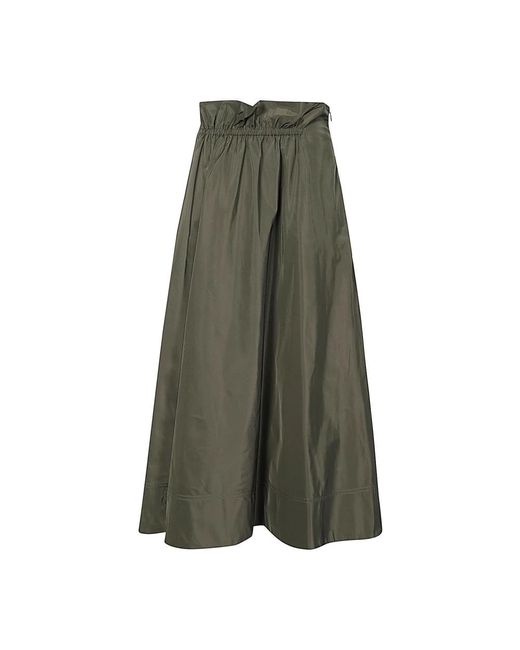 Aspesi Green Midi Skirts