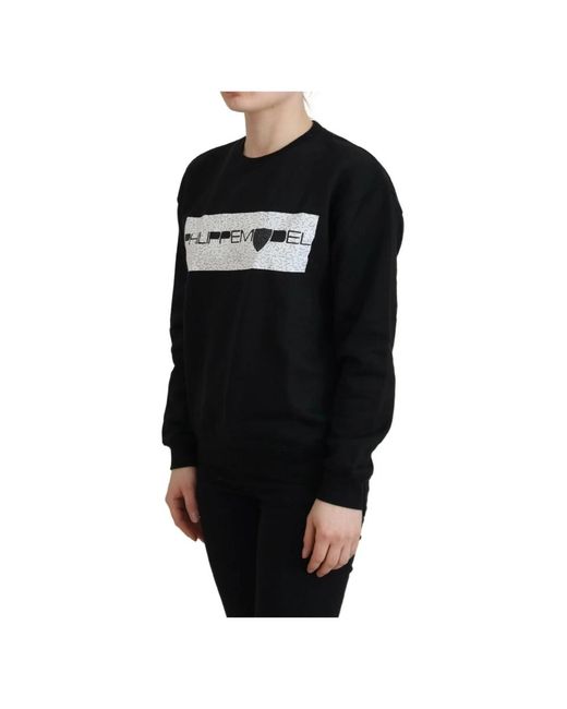 Philippe Model Black Sweatshirts