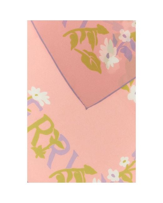 Burberry Pink Silk Scarves