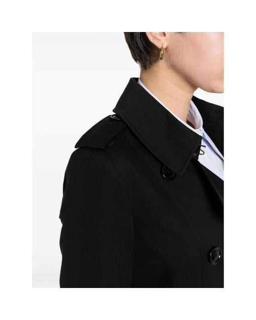 Burberry Black Trench Coats