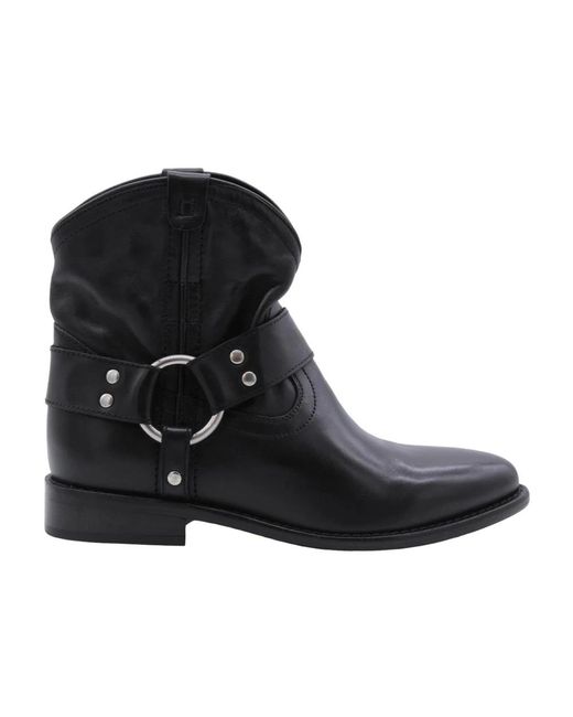 Bronx Black Ankle Boots