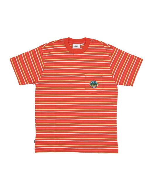 Obey Red T-Shirts for men