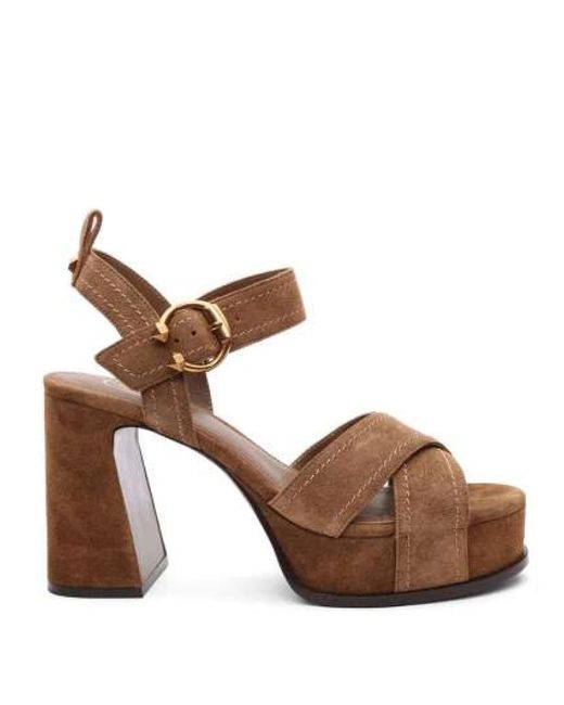 Flat sandals Ash de color Brown
