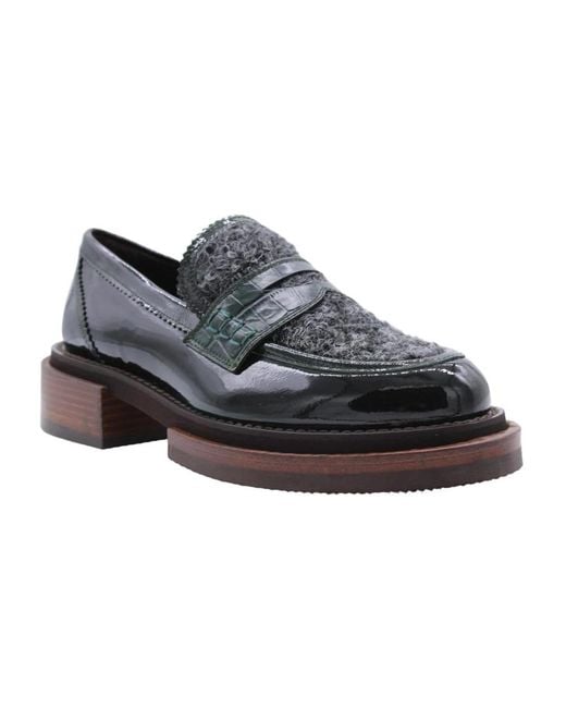 Pertini Black Loafers