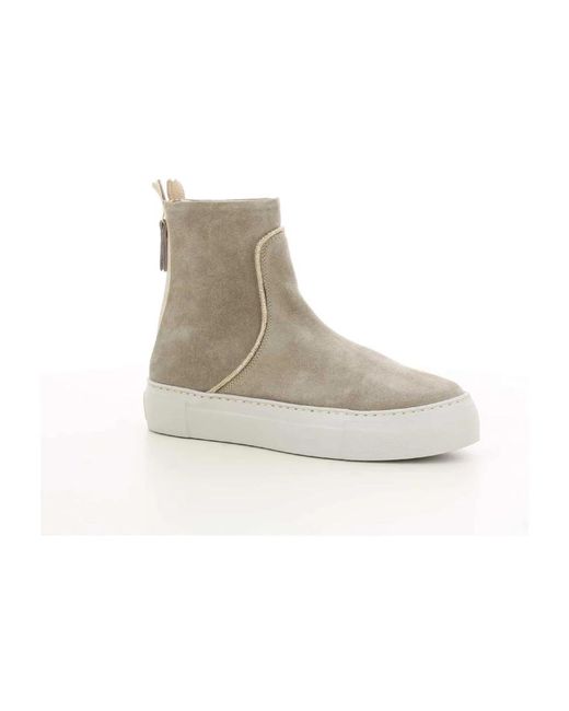 Agl Attilio Giusti Leombruni Gray Taupe meghan strass schuhe