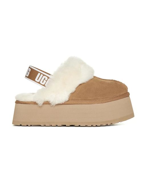Ugg Natural "Funkette" Slippers
