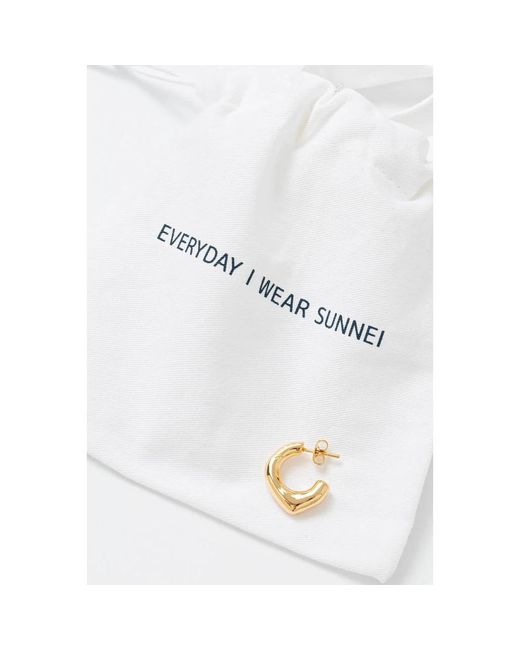 Earrings di Sunnei in Metallic