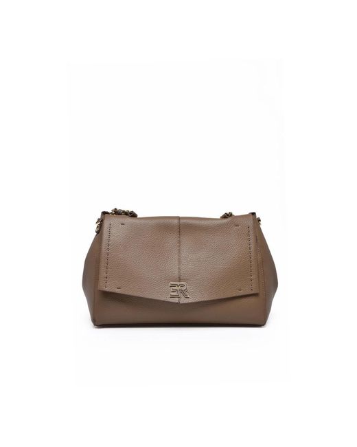 Ermanno Scervino Brown Shoulder Bags