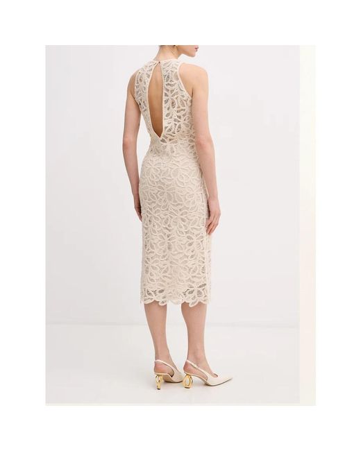 Patrizia Pepe Natural Midi Dresses