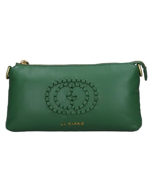 La Carrie Green Shoulder Bags