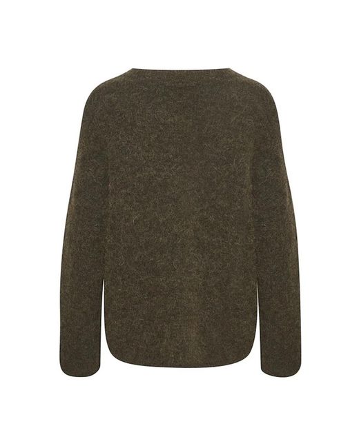 Gestuz Green V-Neck Knitwear